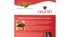 Desktop Screenshot of nourishnutritiononline.com